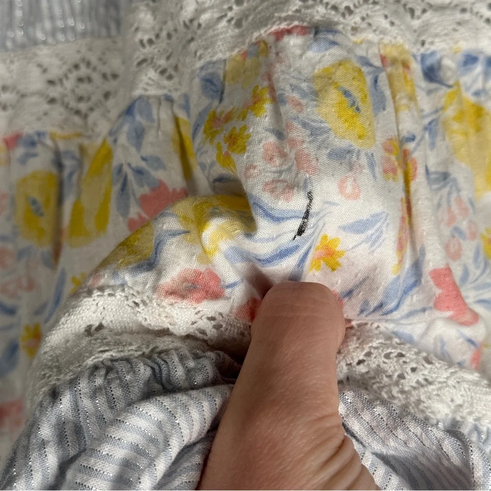 Tommy Bahama Girls‎ 4T 100% Cotton Floral Print Tank Dress Easter Spring Church